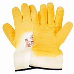 Перчатки с латексным покрытием, манжет - крага, Safeprotect