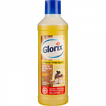 Средство для мытья пола дезинфицирующее 1 л GLORIX (Глорикс) "Лимонная Энергия", без хлора