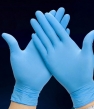 Перчатки нитриловые "Лаборант" неопудренные универсальные (синие)