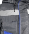 Костюм "Грань", куртка с капюшоном+п/к, цв. серый